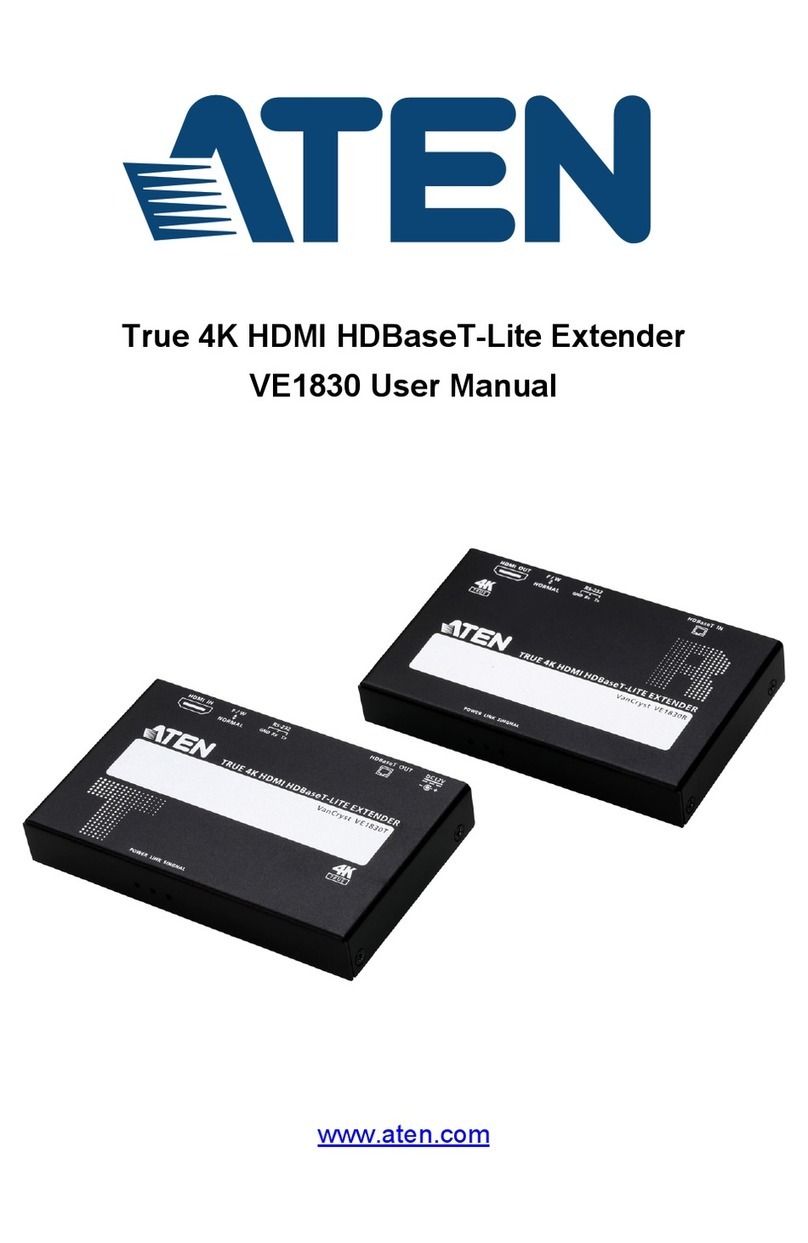 ATEN VE1830T User manual