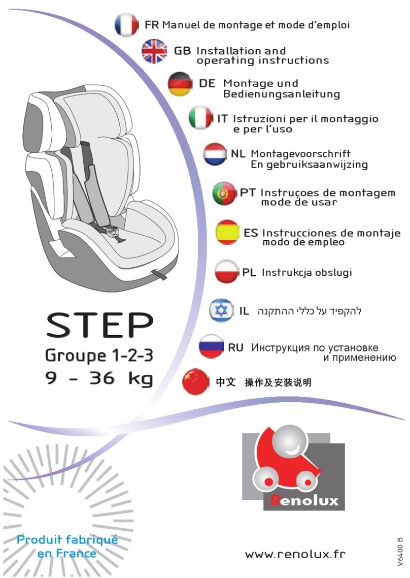 Renolux STEP Installation and operating instructions