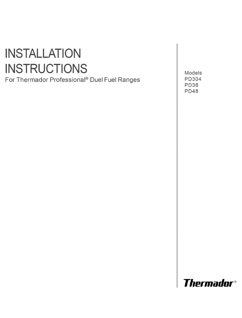 Thermador Professional Series User manual