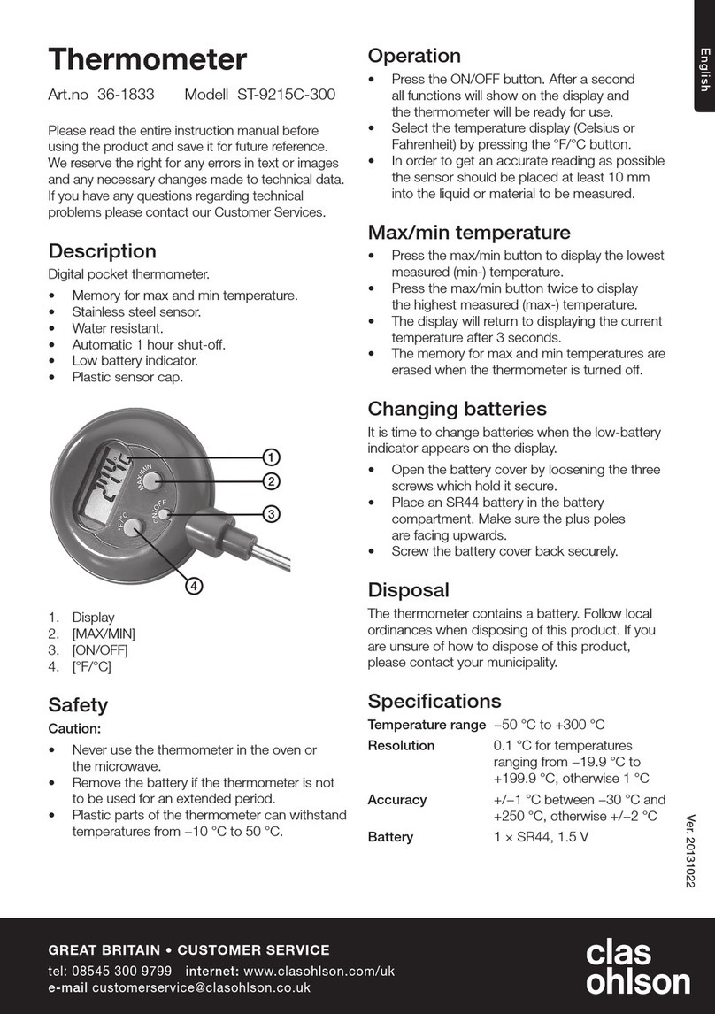 Clas Ohlson ST-9215C-300 manual