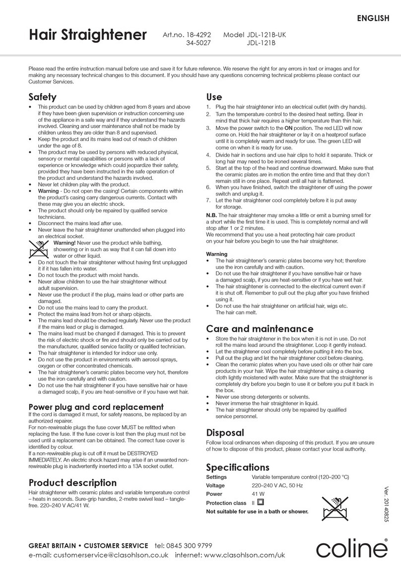 Coline JDL-121B manual