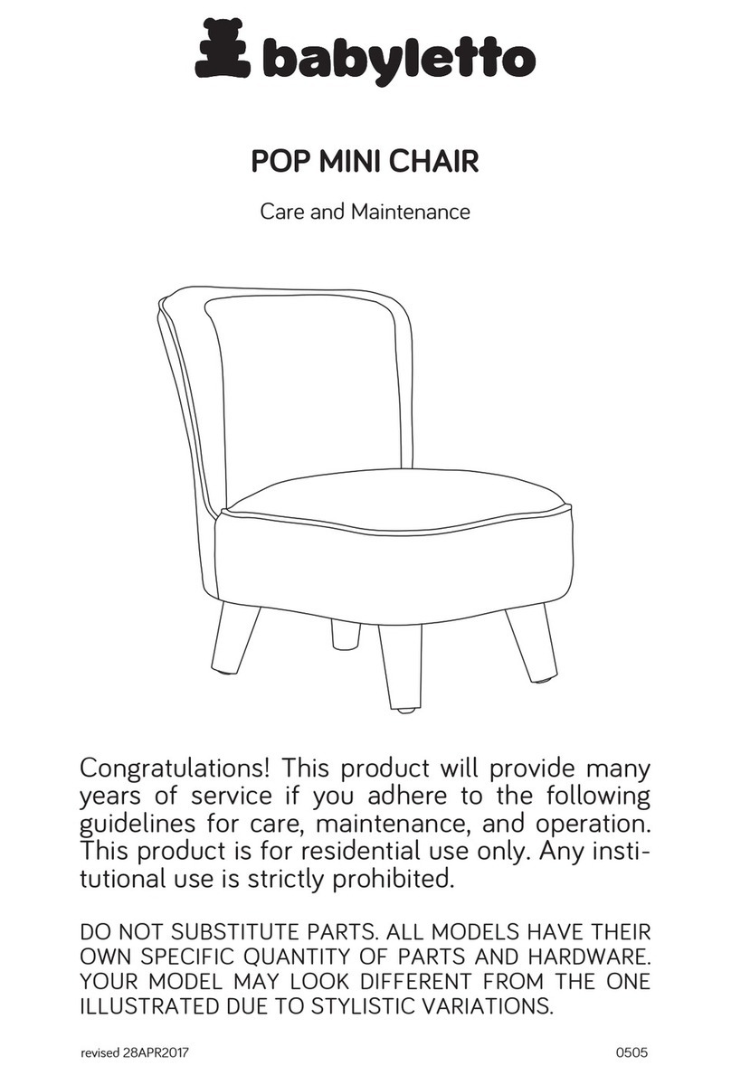 Babyletto POP MINI Maintenance manual