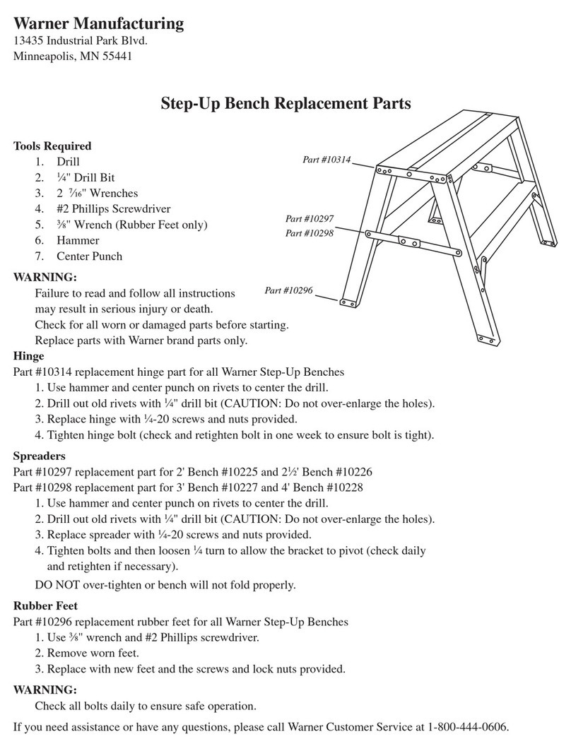 Warner Manufacturing EZ-Stride Step-Up manual