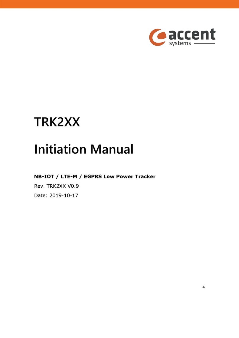 Accent TRK2 Series User manual