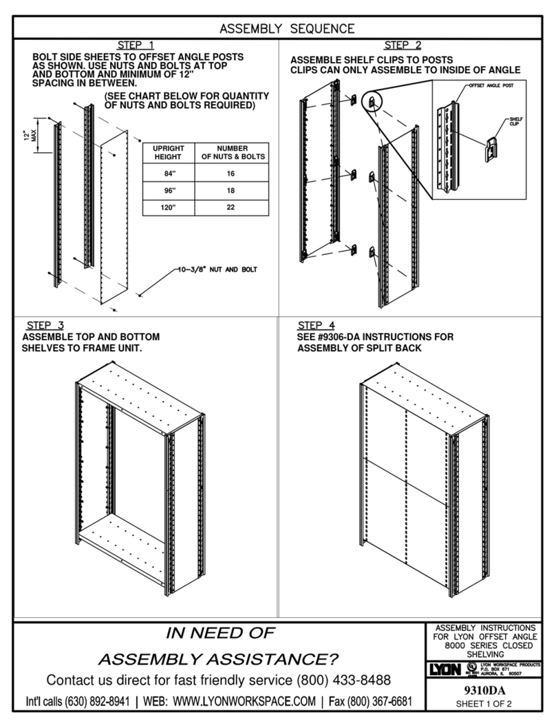 Lyon Workspace 8000 Series User manual