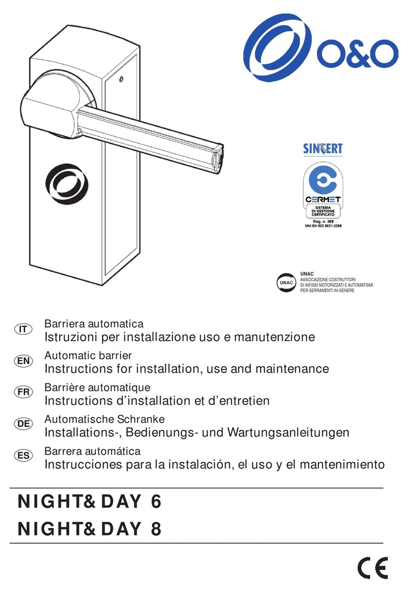O&O NIGHT&DAY 6 Parts list manual