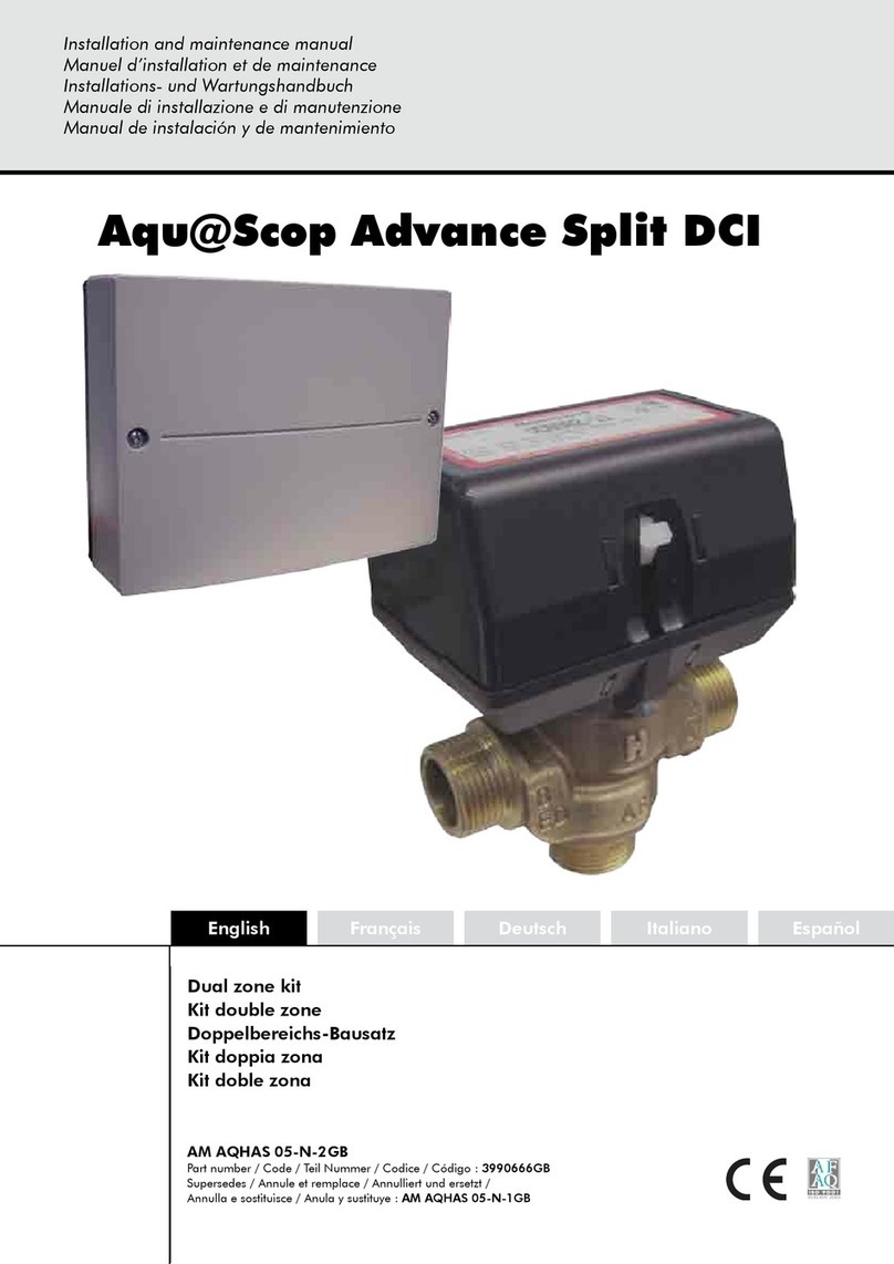 Airwell AquaScop AM AQHAS 05-N-2GB Installation and maintenance manual