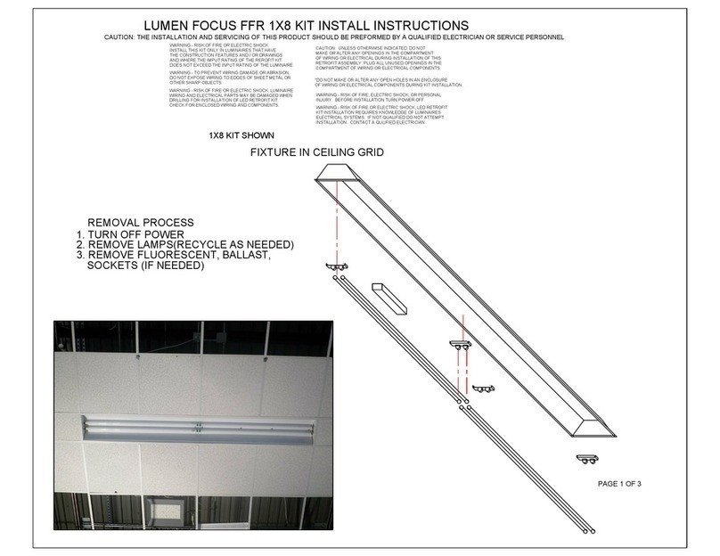 Lumen Focus FormFocus FFR 1x8 Install instructions