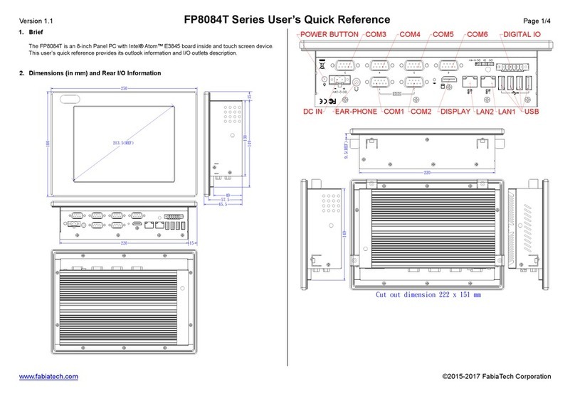 FabiaTech FP8084T Series User manual