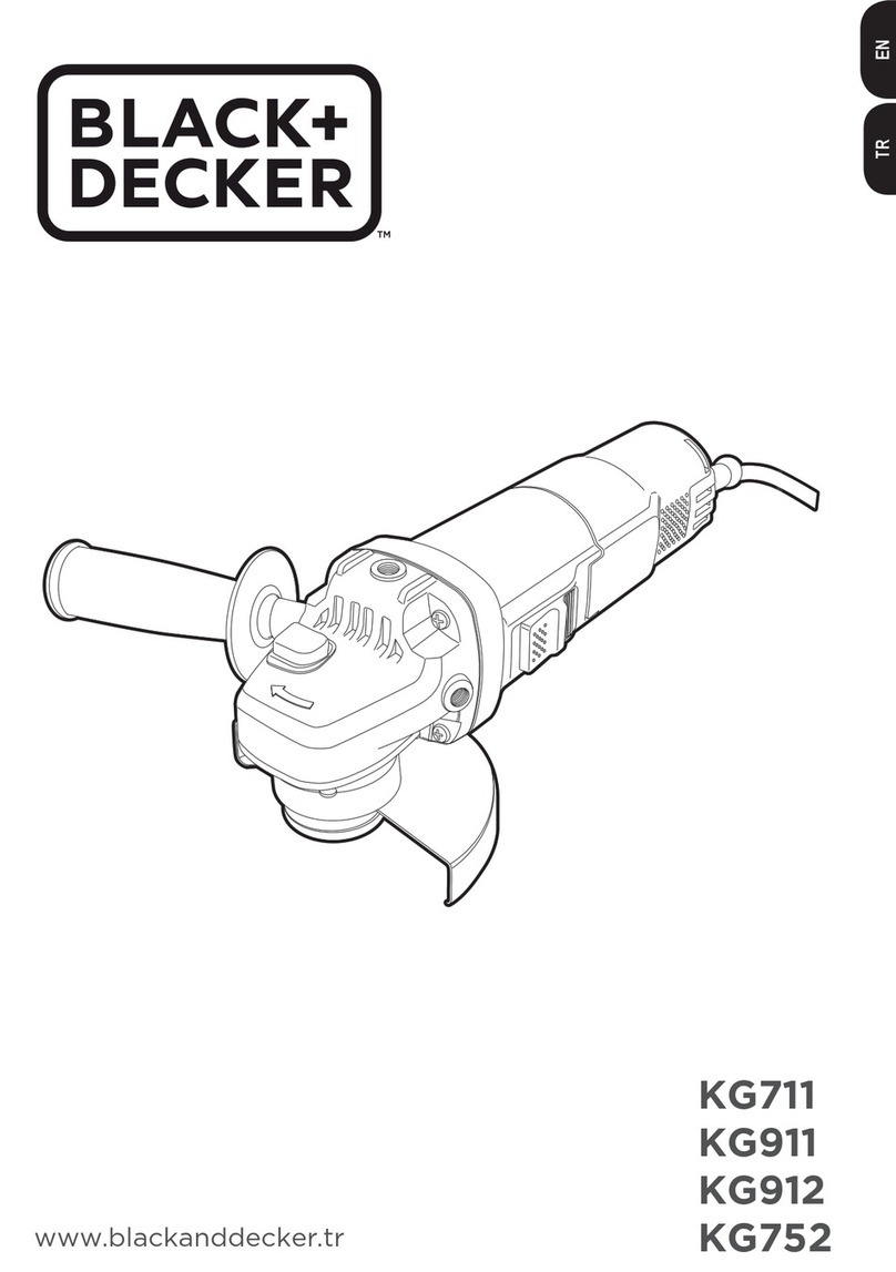 BLACK DECKER KG711 Original instructions