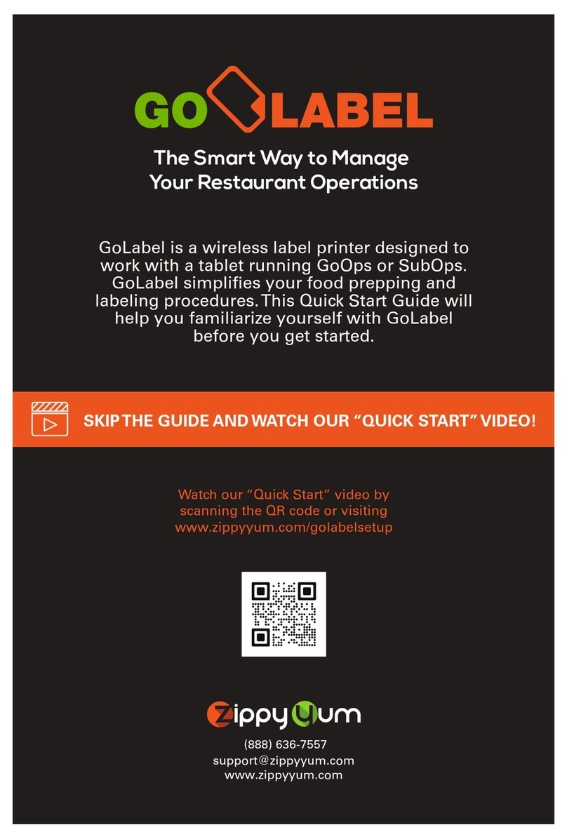 ZippyYum GoLabel quick start guide