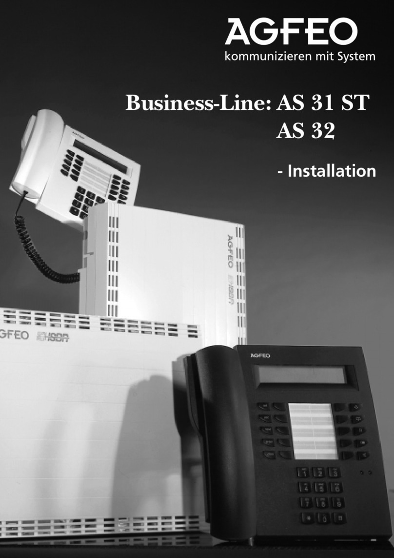 AGFEO AS 31 ST installation instructions