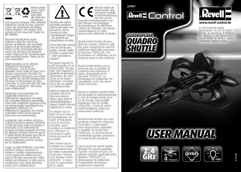 REVELL Control QUADRO SHUTTLE User manual