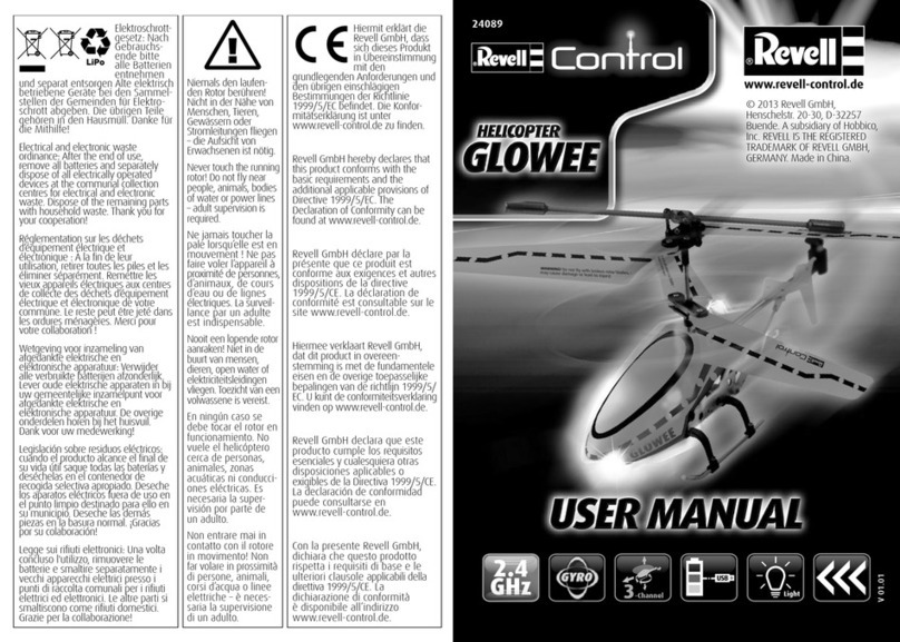 REVELL Control GLOWEE user manual