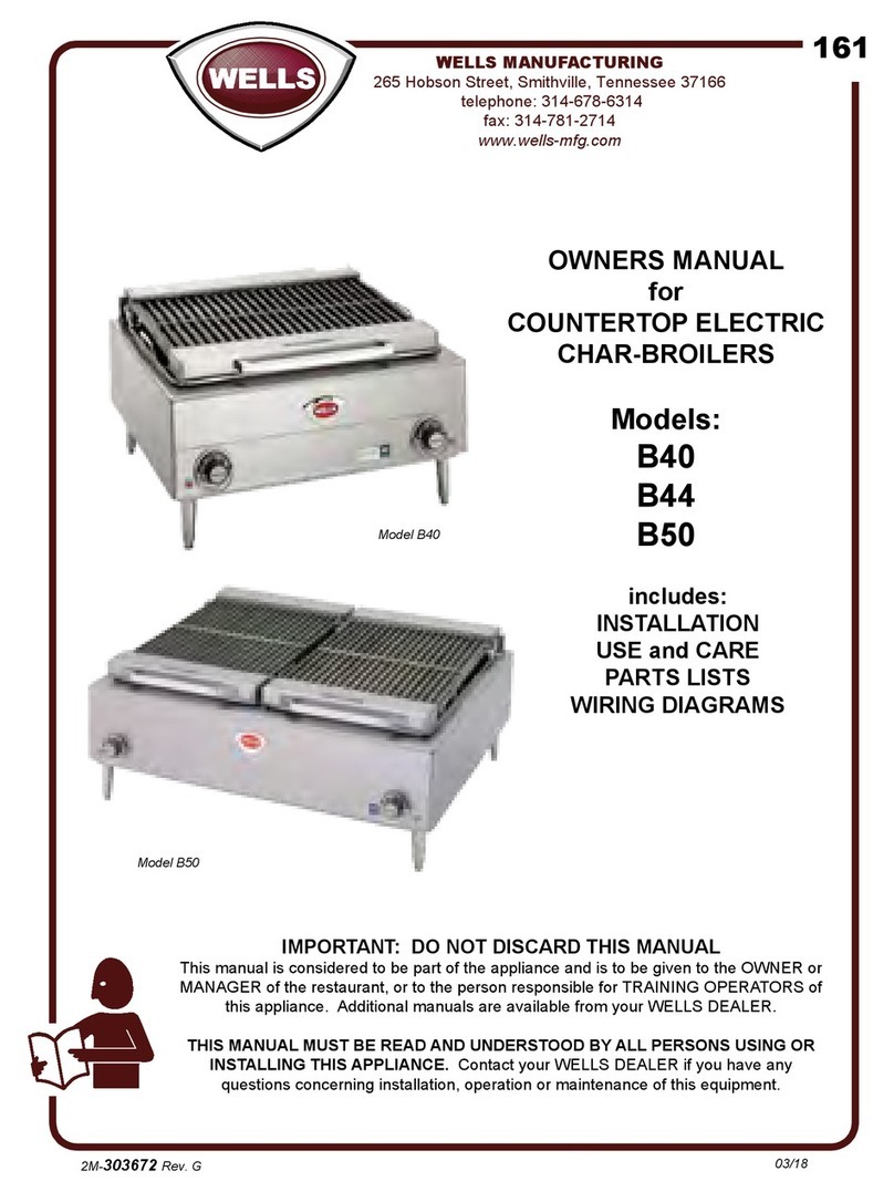 Wells B-40 owner's manual