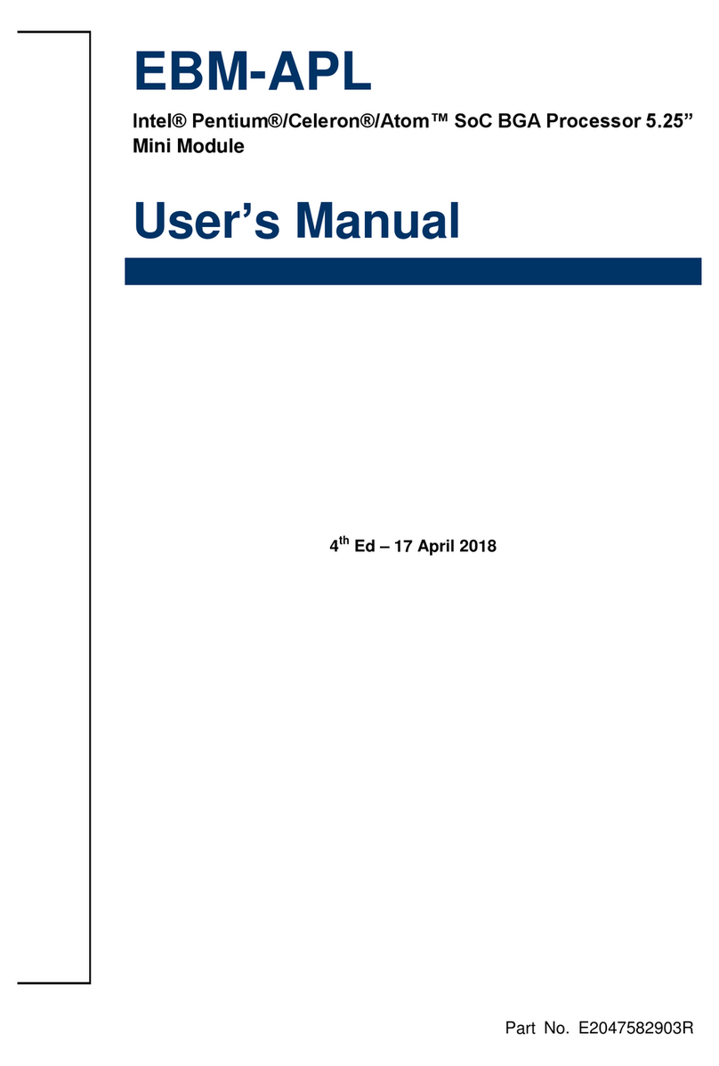 Avalue Technology EBM-APL User manual