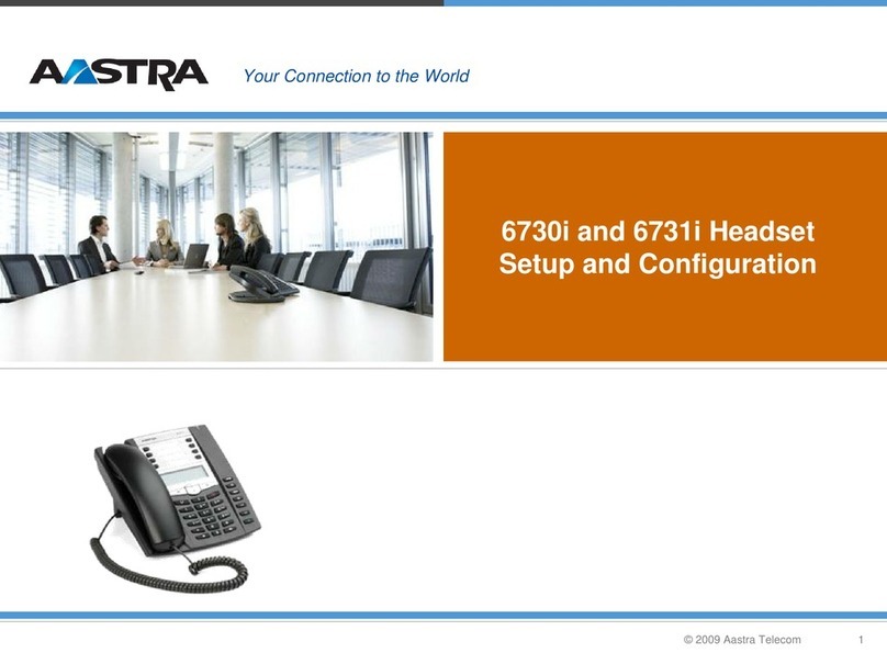 Aastra 6730I Setup guide Aastra 6730I Setup guide