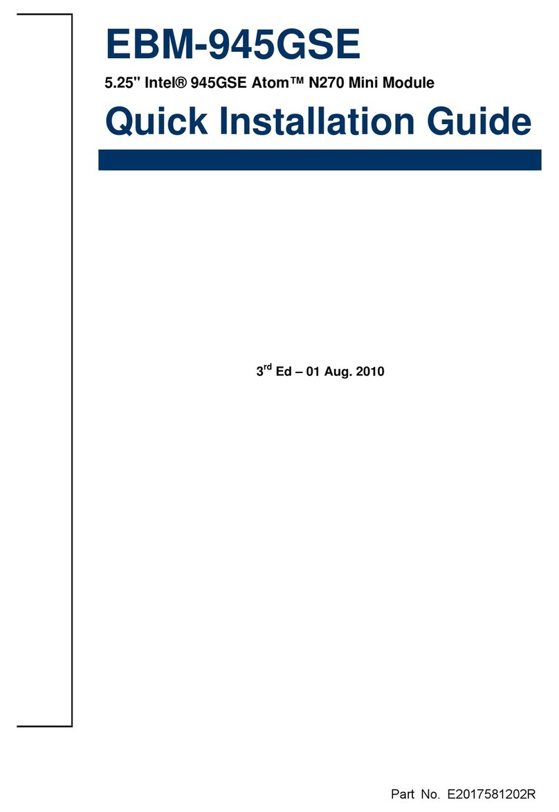 Avalue Technology EBM-945GSE User manual