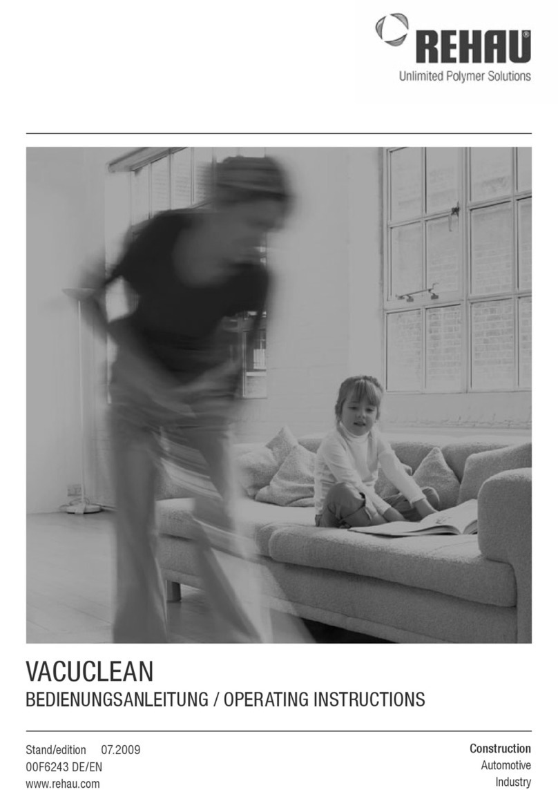 Rehau VACUCLEAN User manual