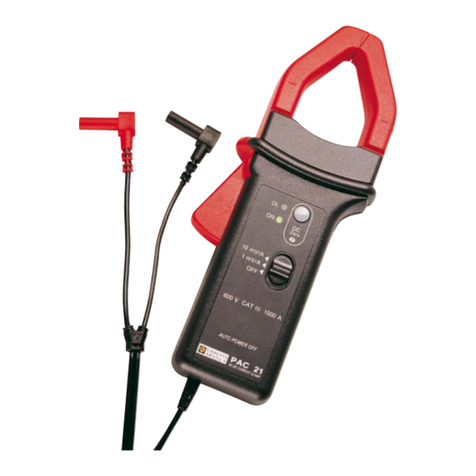 Chauvin Arnoux PAC 21 user manual