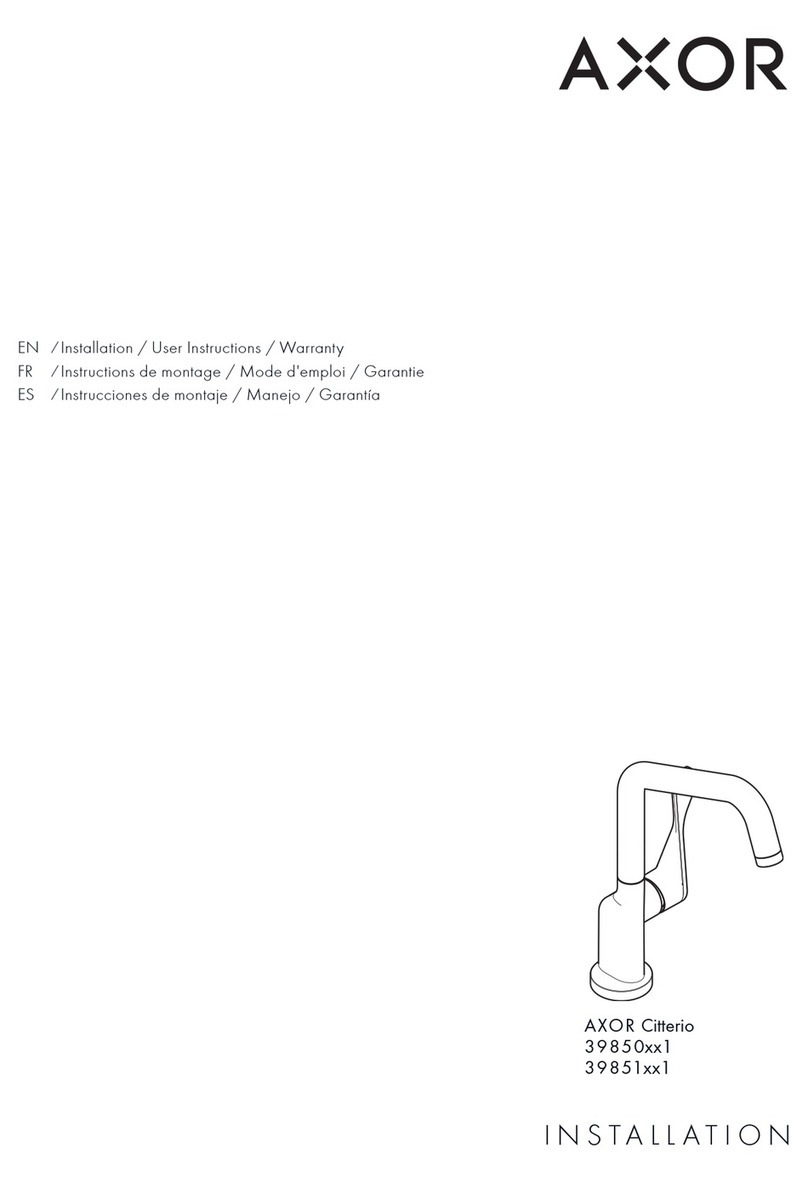 Axor Citterio Series Instruction Manual