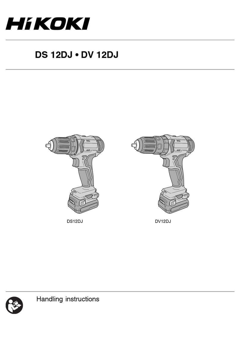 HIKOKI DS 12DJ User manual HIKOKI DS 12DJ User manual