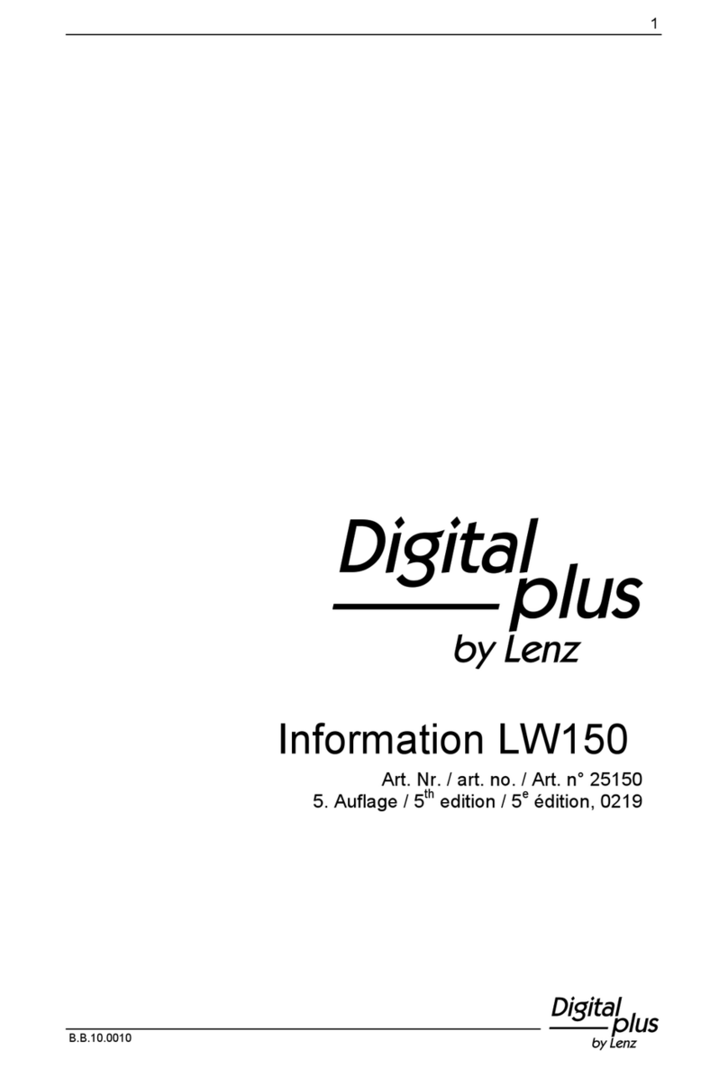 Lenz Digital Plus LW150 Information