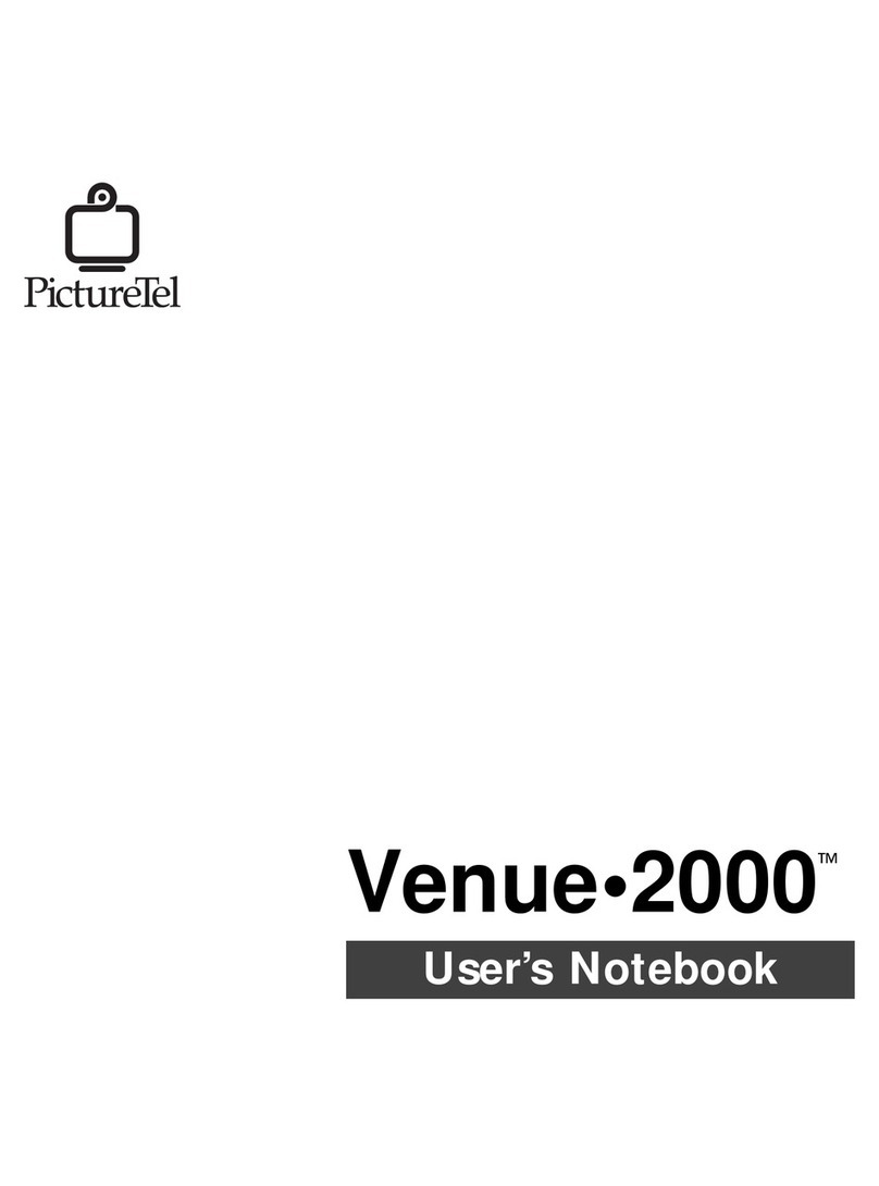 PictureTel Venue-2000 User manual