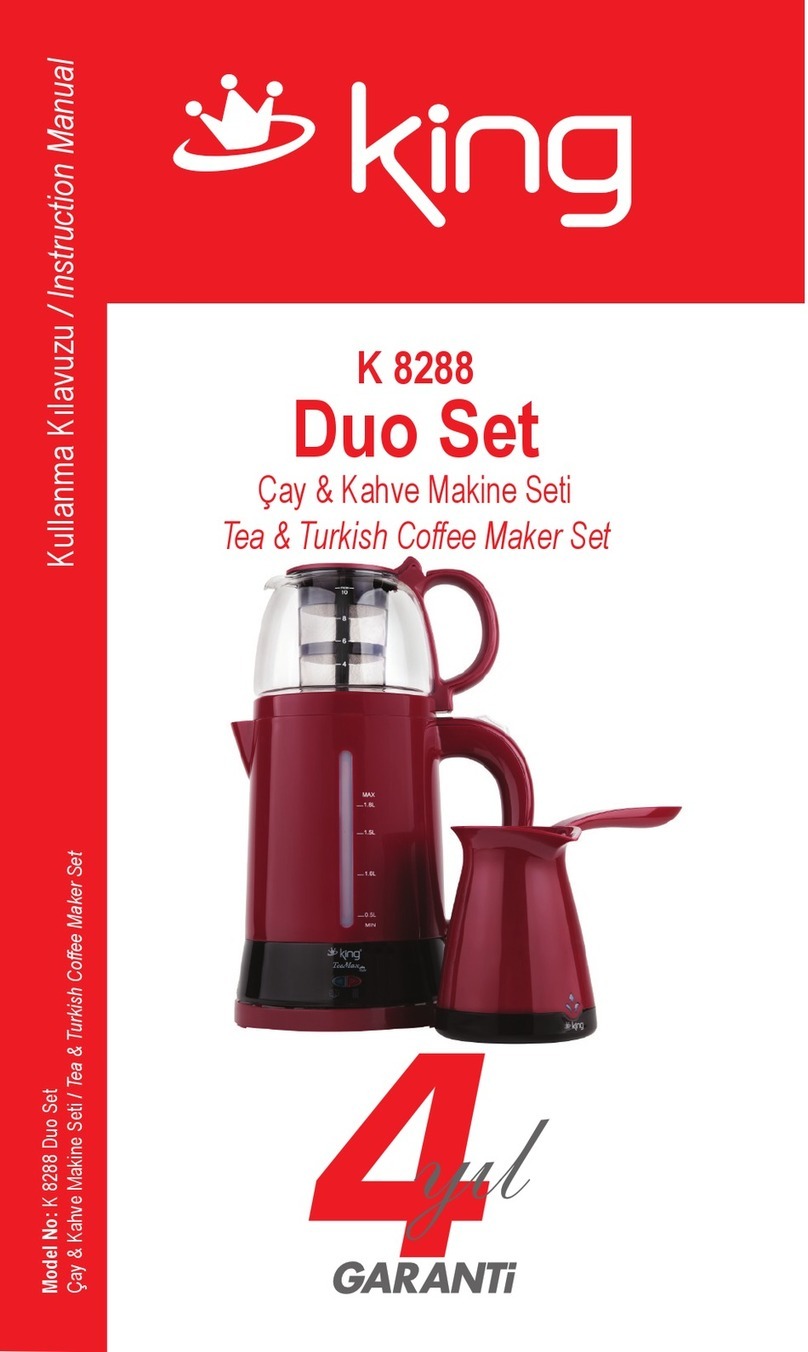 KING K 8288 Duo Set manual
