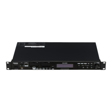 Denon Professional DN-900R user guide