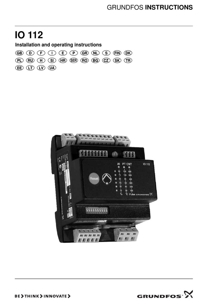 Grundfos IO 112 User manual
