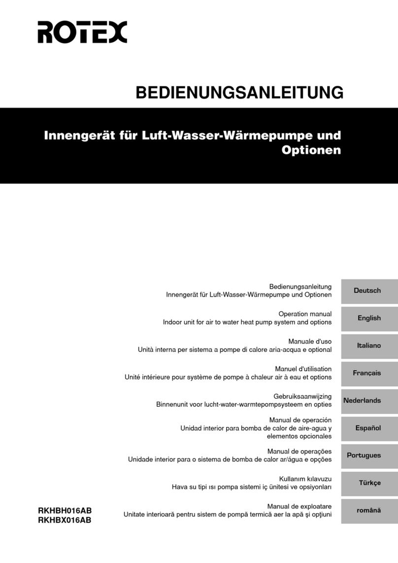 Rotex RKHBH016AB Series User manual