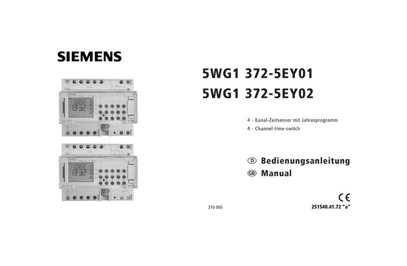 Siemens 5WG1 372-5EY01 manual