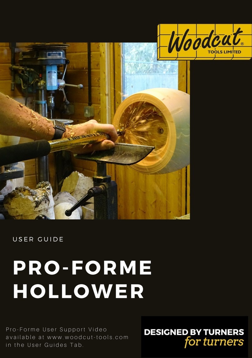 woodcut PRO-FORME HOLLOWER user guide