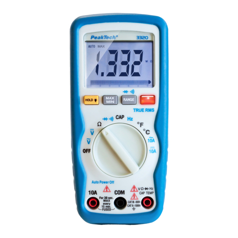 PeakTech 3320 User manual PeakTech 3320 User manual