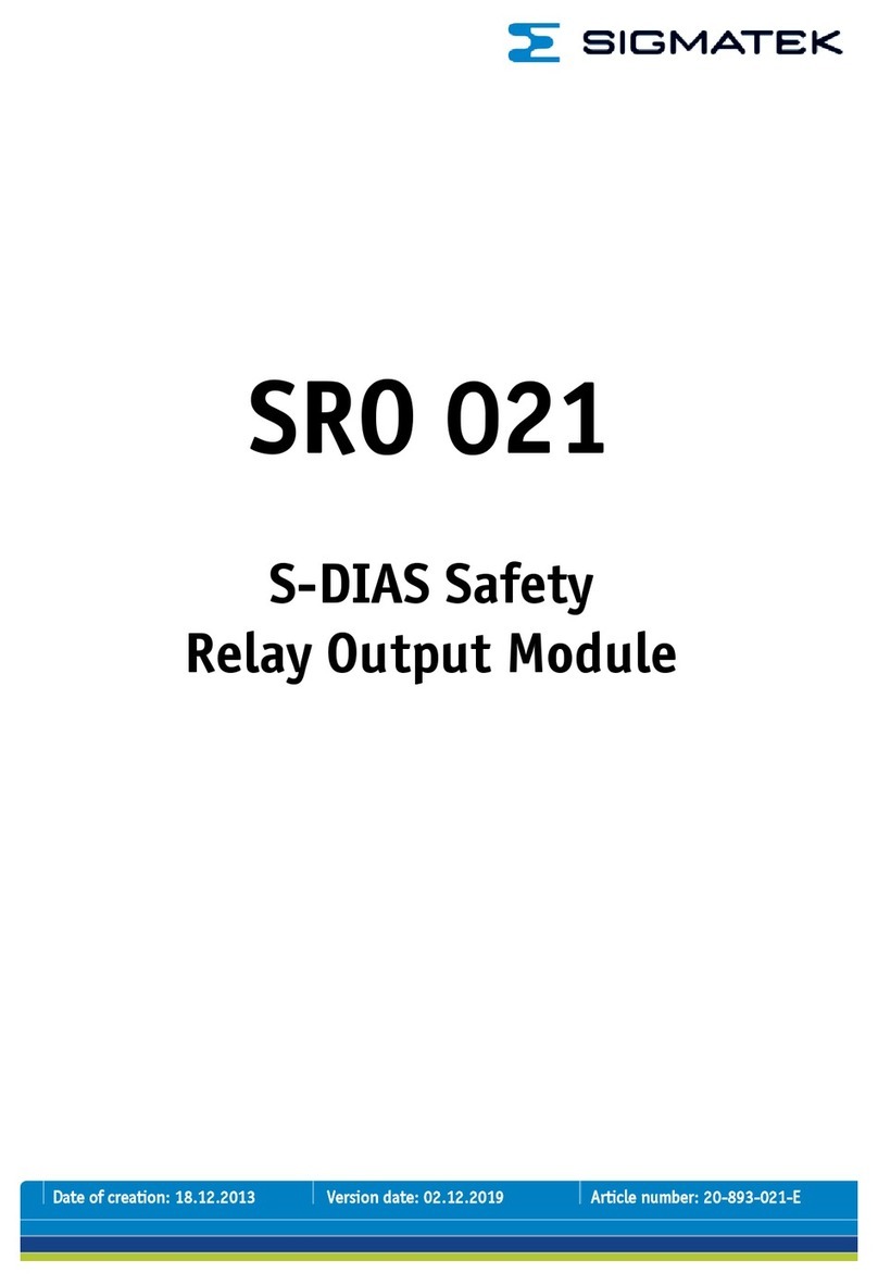 SIGMA TEK SRO 021 User manual SIGMA TEK SRO 021 User manual