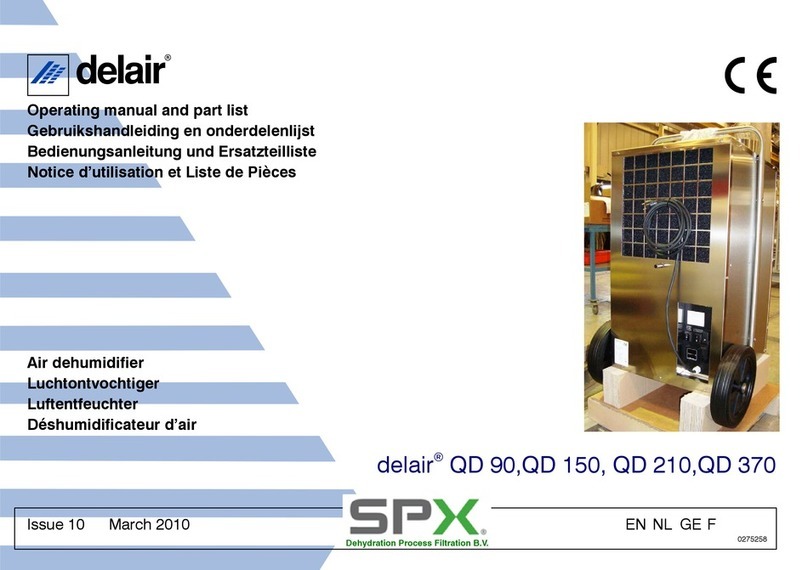 SPX DELAIR QD 90 User manual SPX DELAIR QD 90 User manual