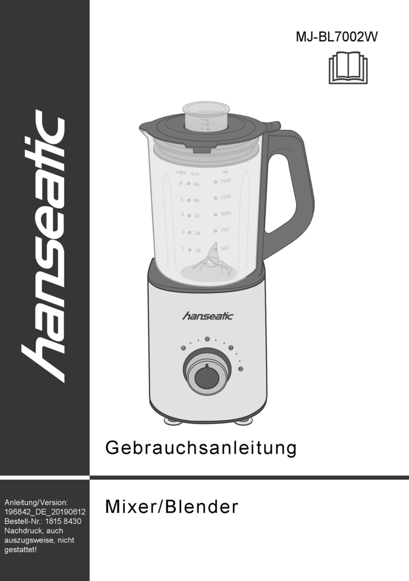 Hanseatic MJ-BL7002W user manual