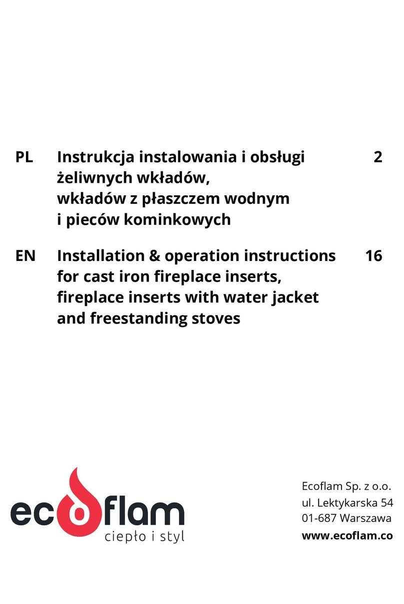 Ecoflam Ares 7,4 kW EKO Installation & operation instructions