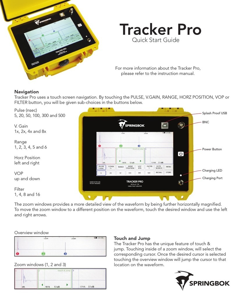 Springbok Tracker Pro quick start guide