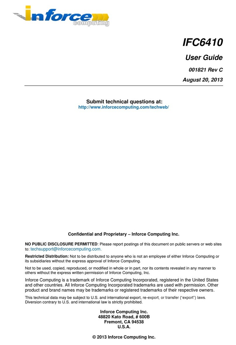 inforce IFC6410 user guide