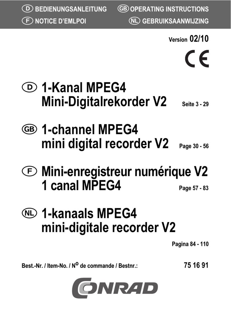 Conrad 75 16 91 operating instructions