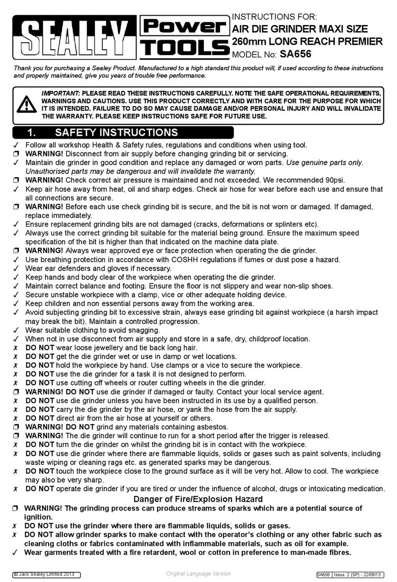 Sealey SA656 User manual