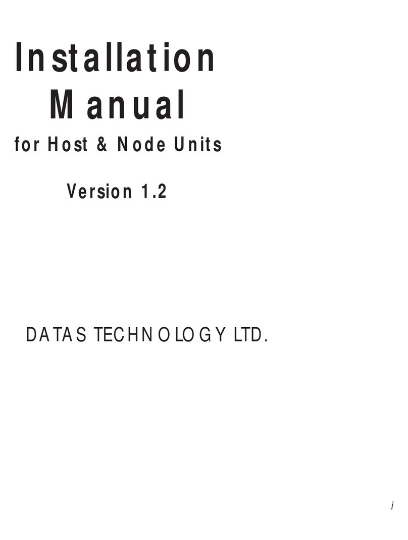 Datas Technology Node 4000 installation manual
