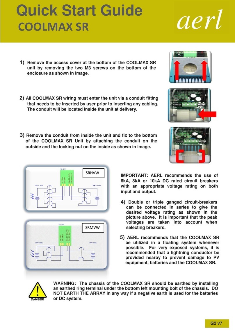 aerl COOLMAX SR quick start guide