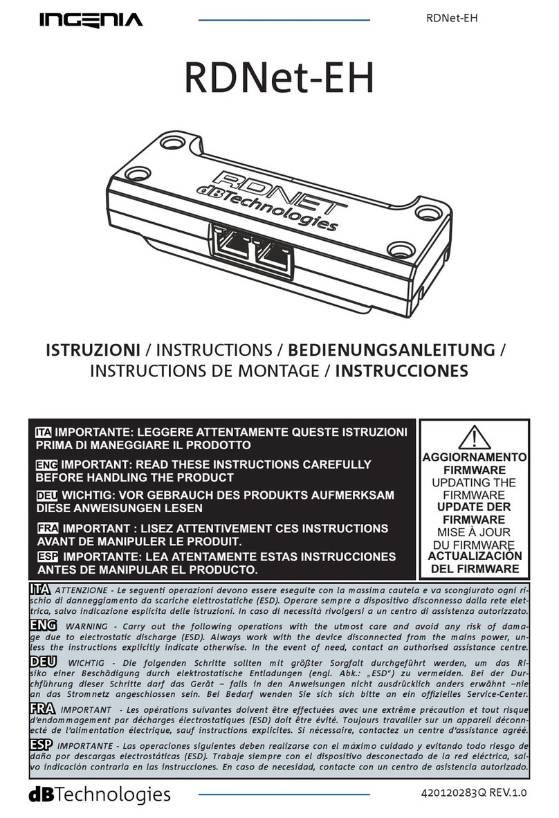 INGENIA RDNet-EH Instructions for use