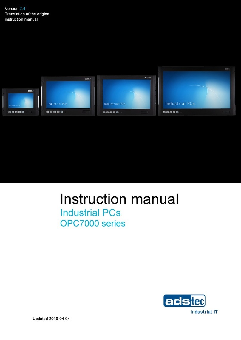 adstec OPC7000 Series instruction manual