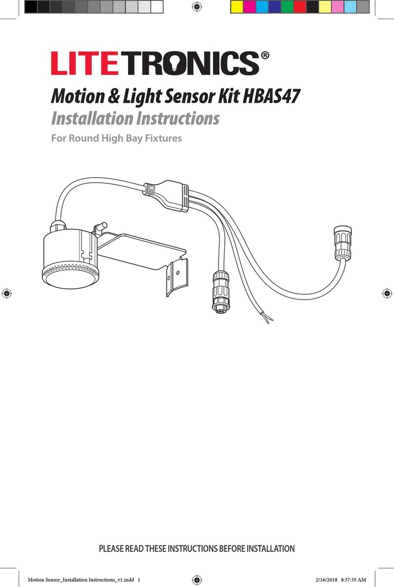 LITETRONICS HBAS47 installation instructions LITETRONICS HBAS47 installation instructions