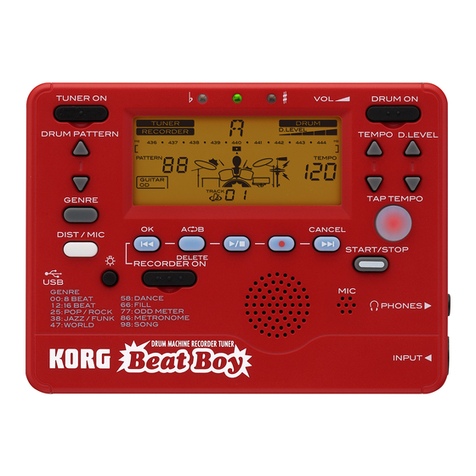 Korg Beat Boy owner's manual