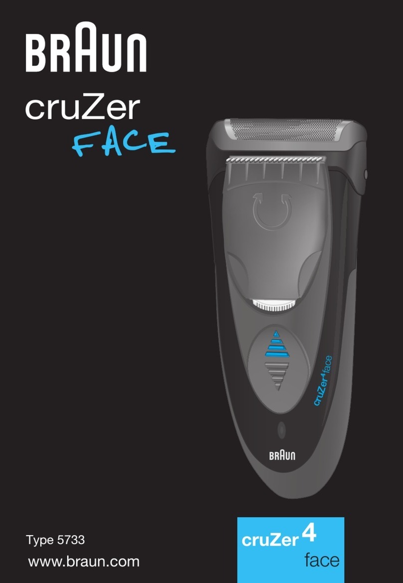 Braun cruZer 4 FACE User manual